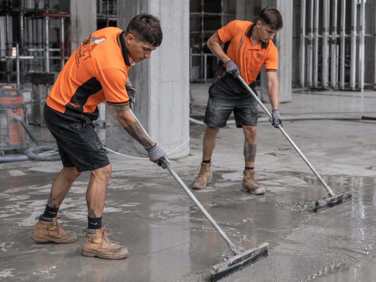 Trade Support & Site Works — on-site work